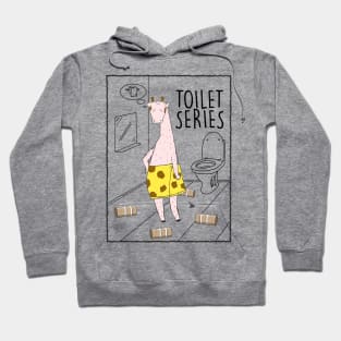 Toilet Series Giraffe Grey Hoodie